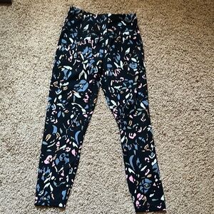 Sweaty Betty Black Floral Leggings